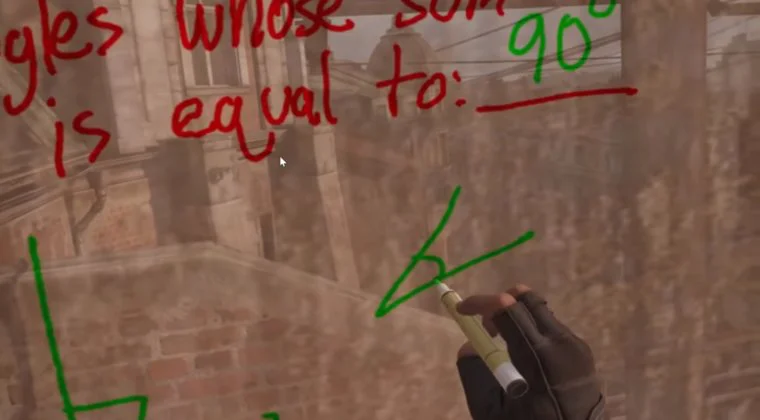 Imagen de Half-Life: Alyx sirve de herramienta educativa a un profesor