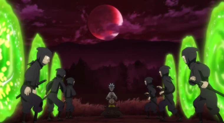 Imagen de Rick y Morty recibe un corto 'Samurái' del estudio de KonoSuba!