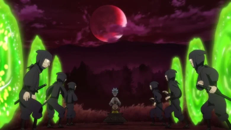 rick y morty studio deen konosuba