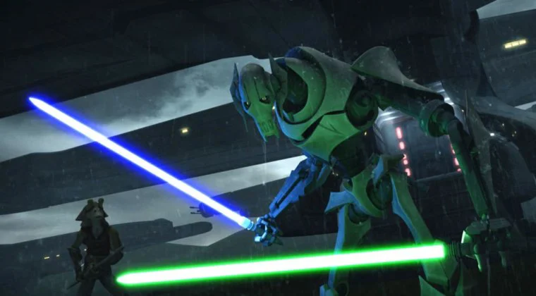 Imagen de Star Wars: The Clone Wars - ¿Por qué Grievous no utiliza un sable rojo?