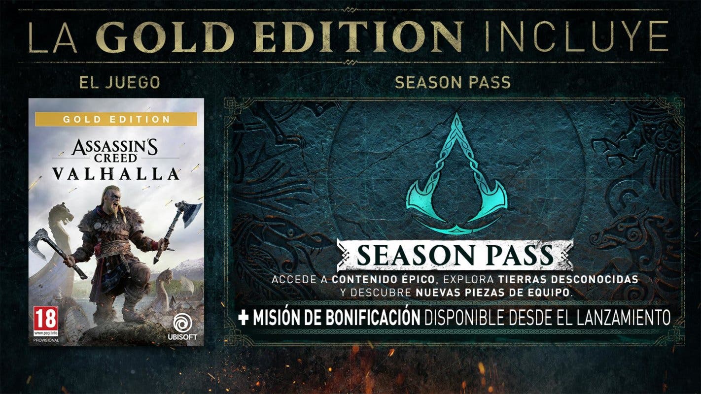 Assassins creed valhalla gold edition что входит