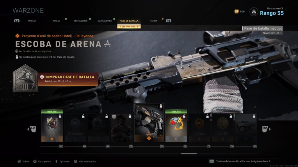 Escoba de Arena - Warzone