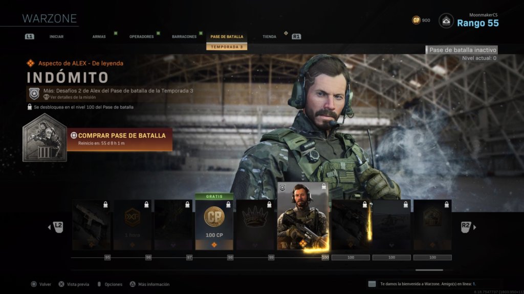 Indómito Warzone
