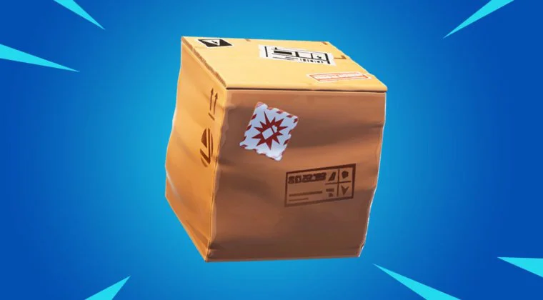 Imagen de Desafío de Fortnite: escóndete en una caja de cartón en la fábrica de cajas
