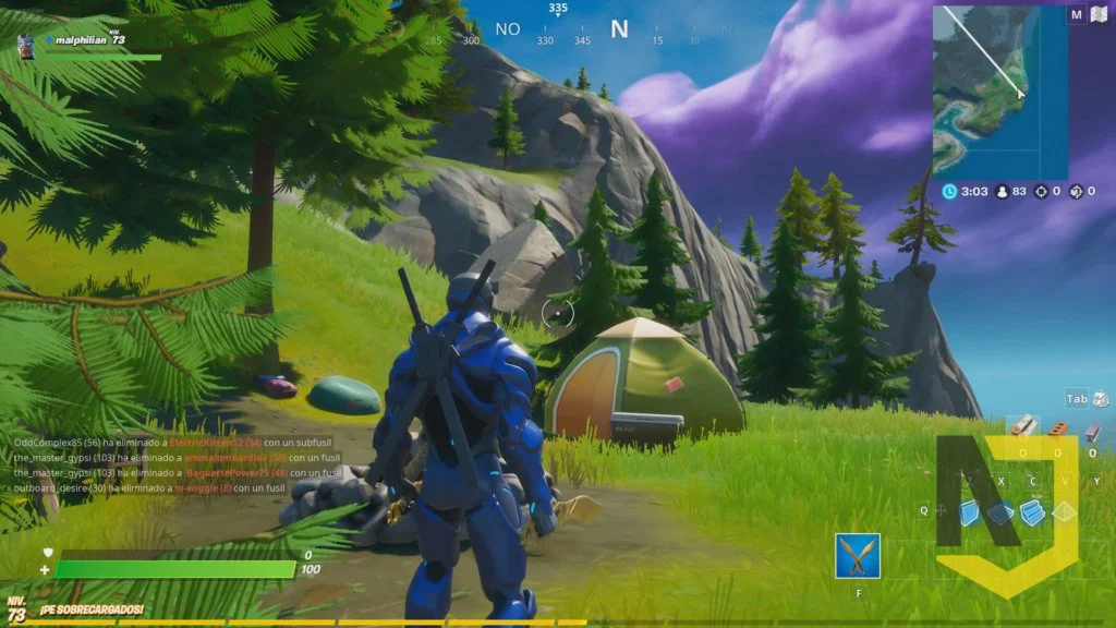 Fortnite campamentos 1