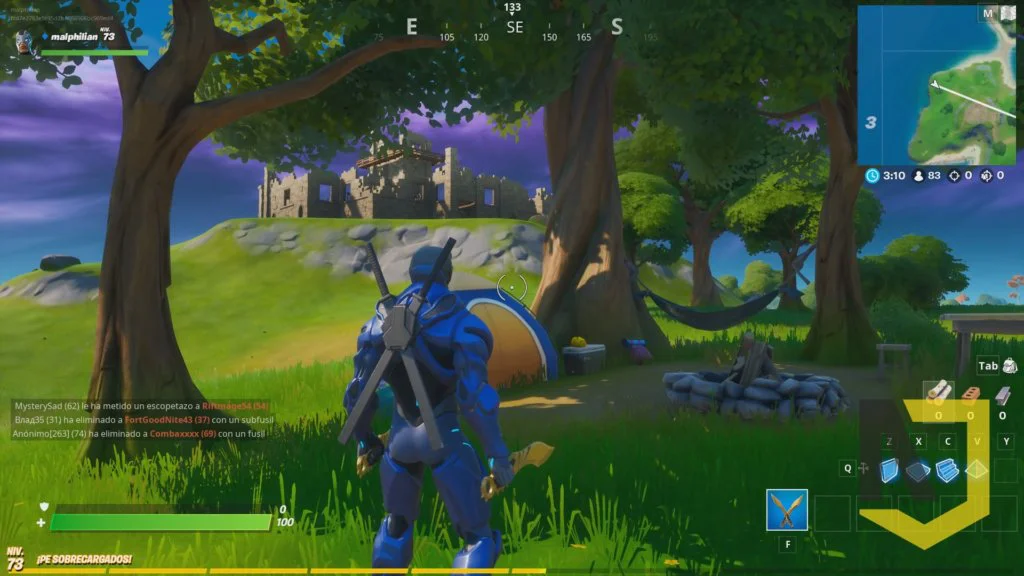 Fortnite campamentos 2