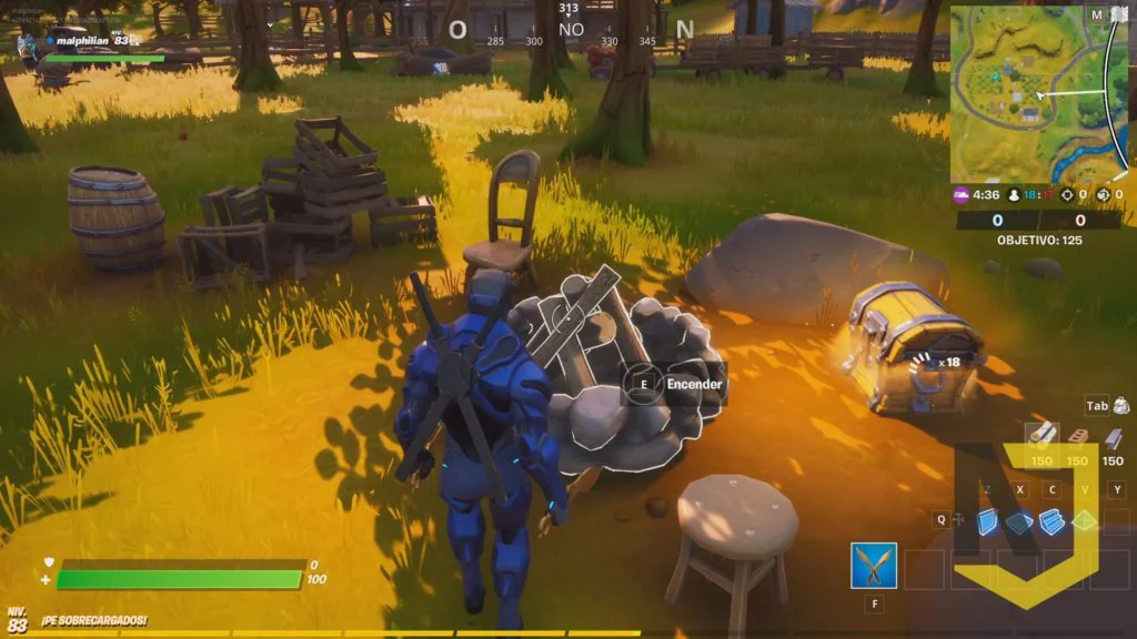Fortnite fogata 2