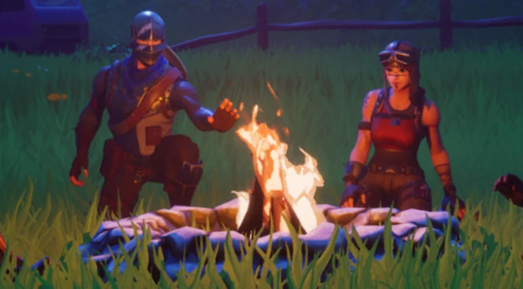 Imagen de Desafío de Fortnite: Enciende una fogata y consume una manzana y una seta recolectadas