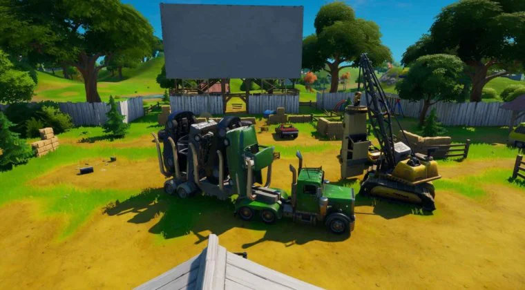 Imagen de Fortnite: Lleva un oso de peluche rosa gigante encontrado en Carretes Comprometidos durante 100 metros