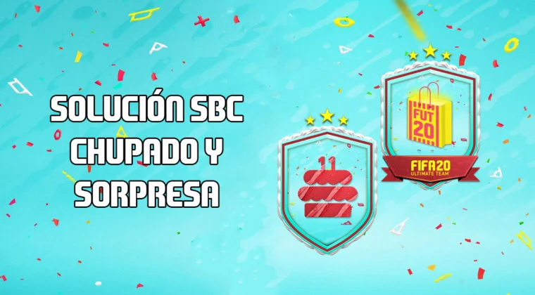 Imagen de FIFA 20: Solución a los SBC's 'Chupado' y 'Sorpresa del Aniversario de FUT'