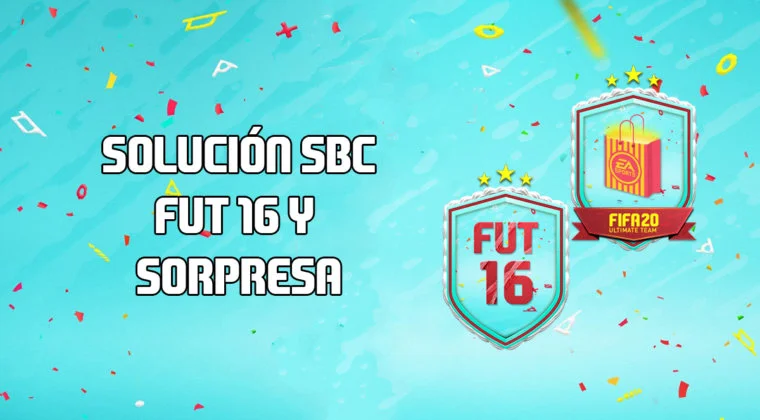 Imagen de FIFA 20: Solución a los SBC's 'FUT 16' y 'Sorpresa del Aniversario de FUT'