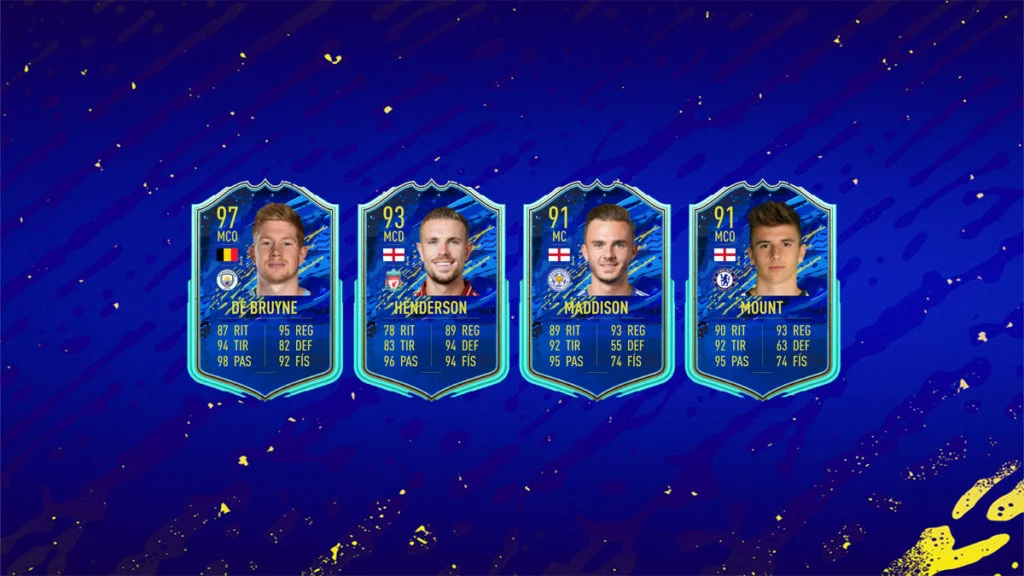 TOTS Premier League Centrocampistas