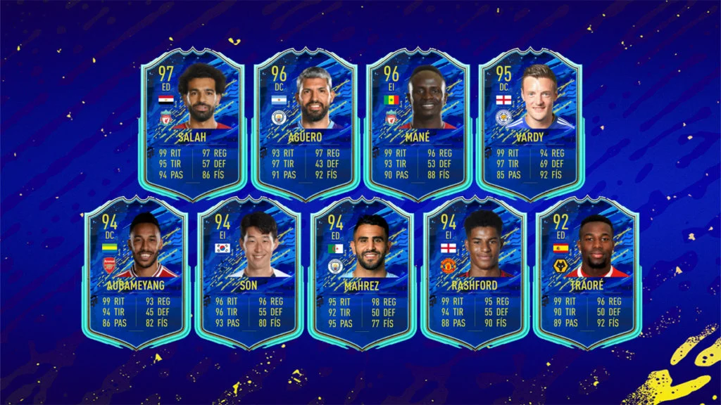 TOTS Premier League Delanteros