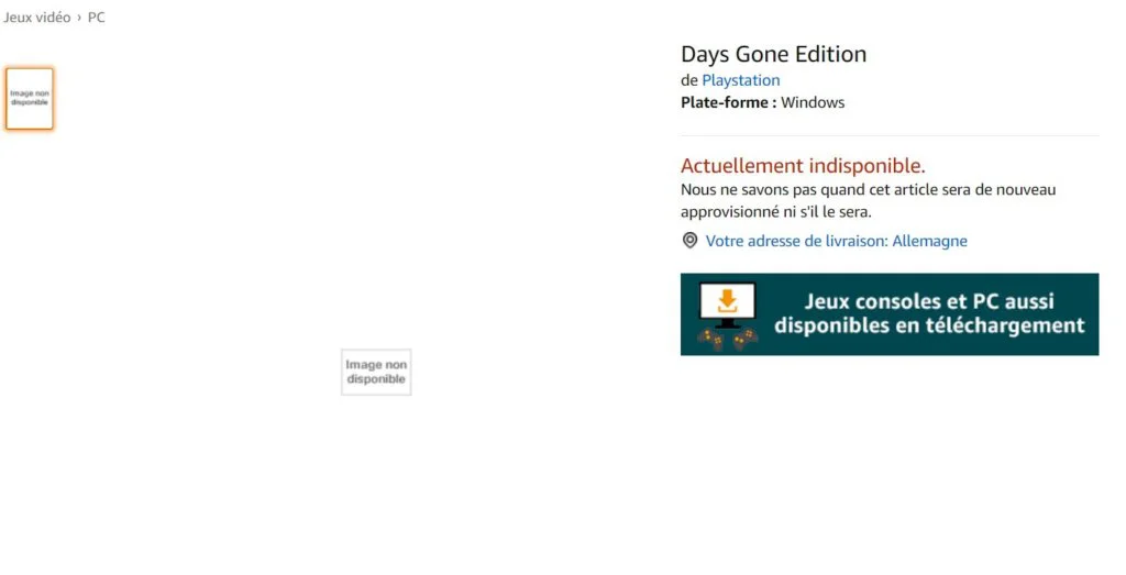 days gone amazon