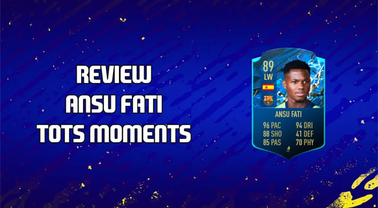 Imagen de FIFA 20: review de Ansu Fati TOTS Moments