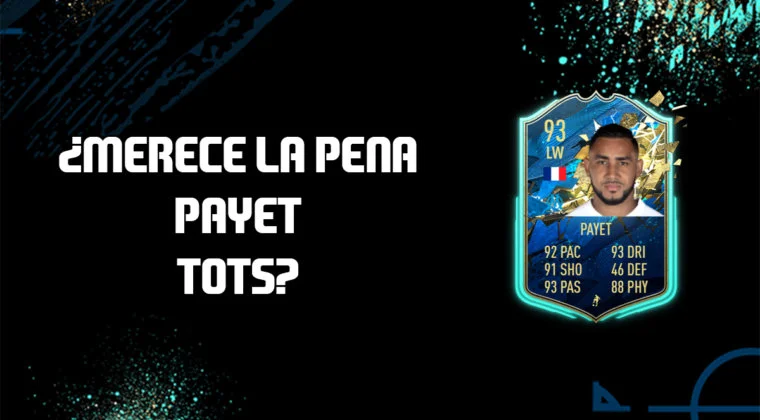 Imagen de FIFA 20: ¿Merece la pena Payet TOTS? + Solución de su SBC