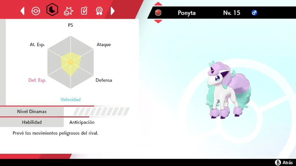 Ponyta de Galar stats