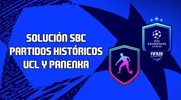 Imagen de FIFA 20: Solución al SBC 'Partidos históricos de la UCL' y 'Panenka'