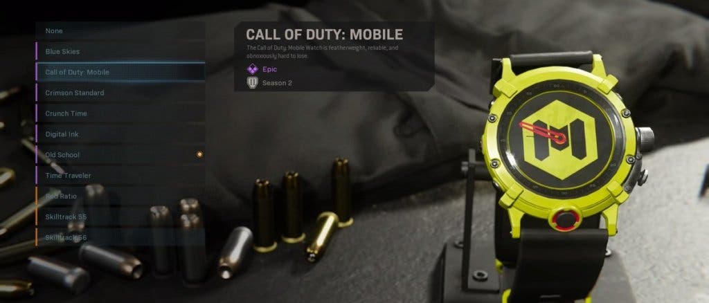 Reloj Call of Duty Mobile Warzone