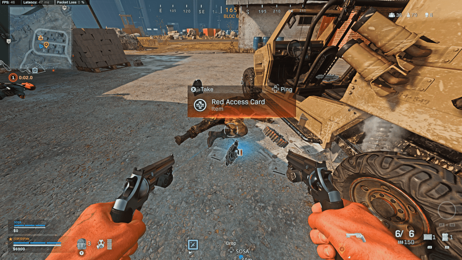 Tarjetas de acceso rojas Warzone