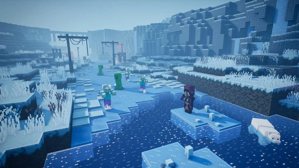 minecraft dungeons creeping winter 2 jpg