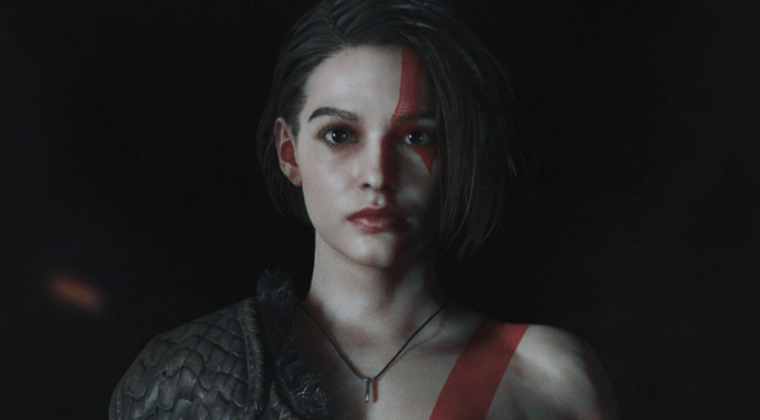 Imagen de ¿Jill es Kratos? Así es el crossover fan de Resident Evil 3 y God of War