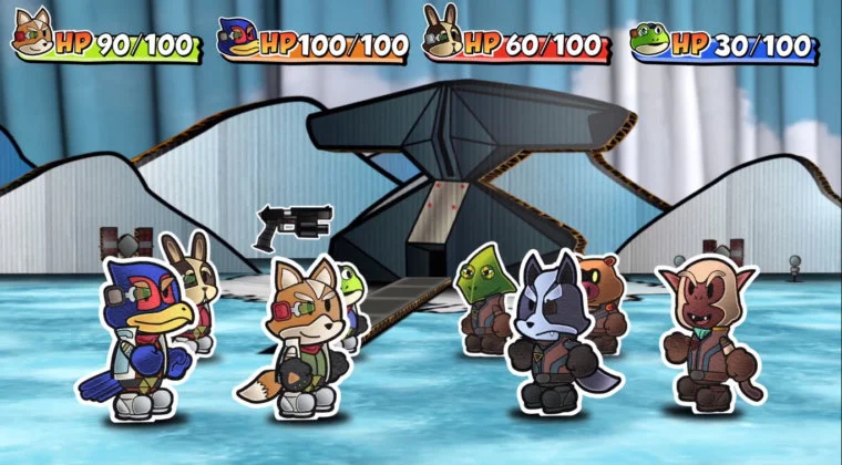 Imagen de Un fan imagina cómo sería Star Fox 64 al estilo Paper Mario