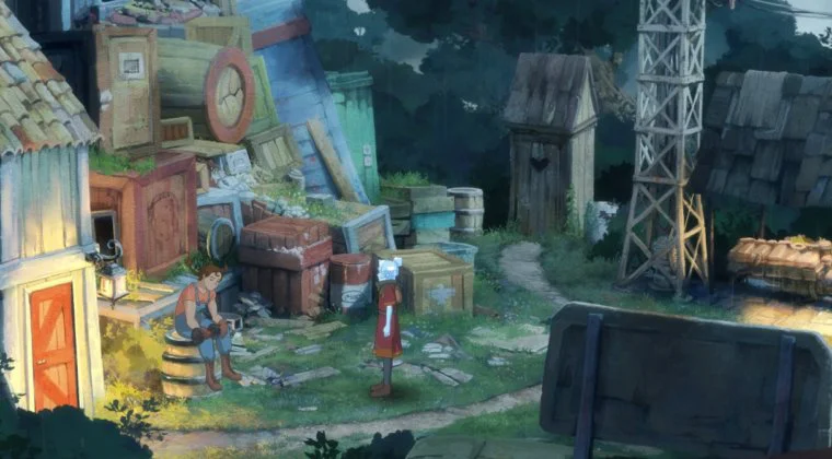 Imagen de The Girl of Glass: A Summer Bird's Tale mezcla aventura gráfica con combates por turnos