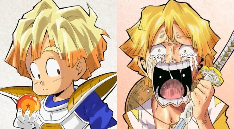 Imagen de Zenitsu (Kimetsu no Yaiba) en 8 animes: One Piece, Dragon Ball y más
