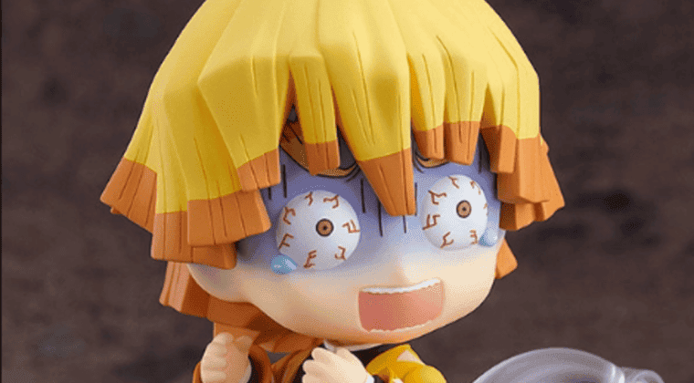 Imagen de Así es el Nendoroid de Zenitsu, de Kimetsu no Yaiba