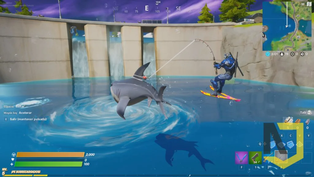 Fortnite tiburones 3