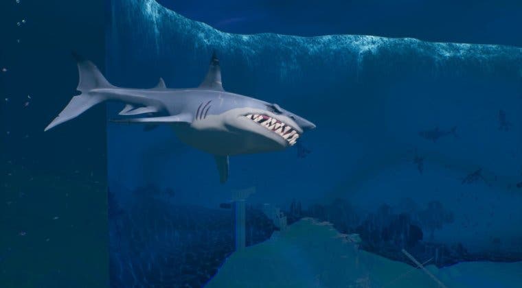 Imagen de Desafío de Fortnite: Inflige daño a tiburones de botín en Arenas Ardientes