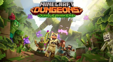 Imagen de Jungle Awakens, el primer DLC de Minecraft Dungeons, celebra su llegada con un tráiler