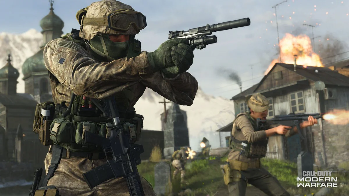 Modern Warfare pistola