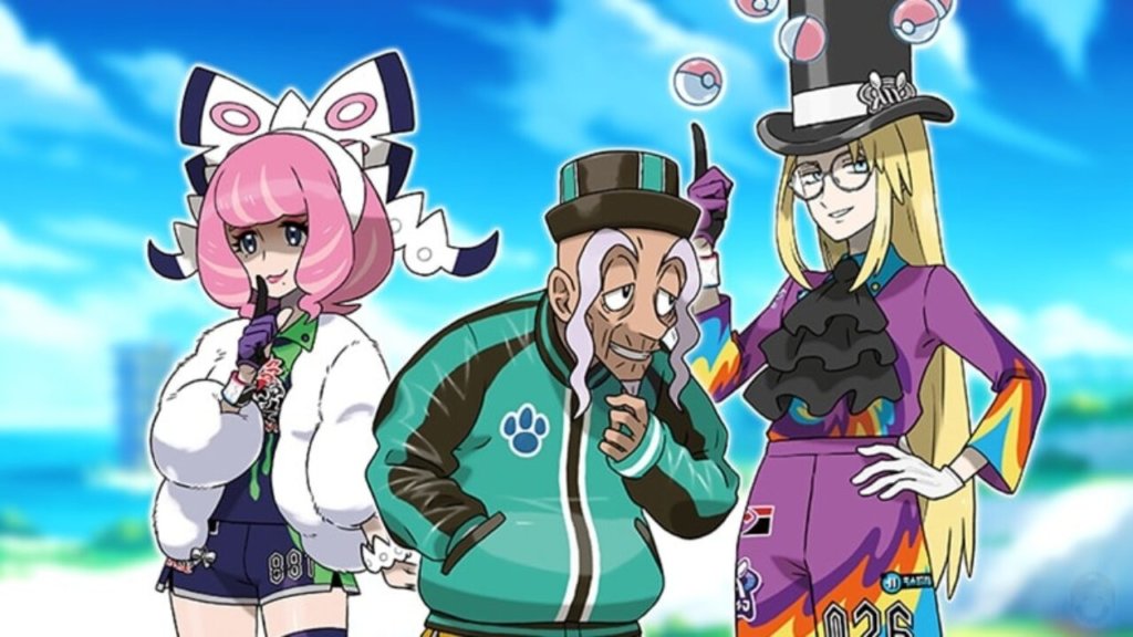 Mostaz Sófora y Dreo Pokémon Espada y Escudo Isla de la Armadura