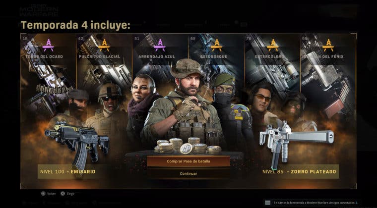 Imagen de Todos los nuevos operadores de Warzone y Modern Warfare en el pase de batalla de la temporada 4