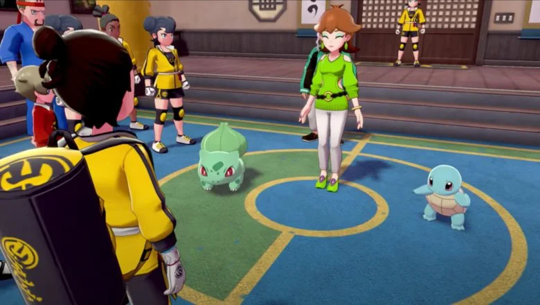 Pokémon Espada y Escudo Bulbasaur y Squirtle
