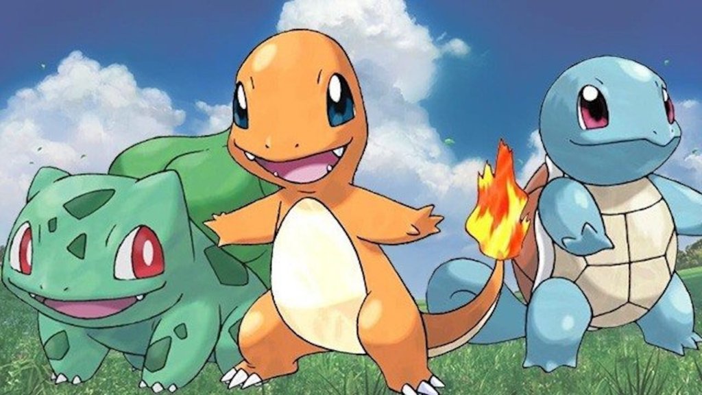 Pokémon iniciales Kanto