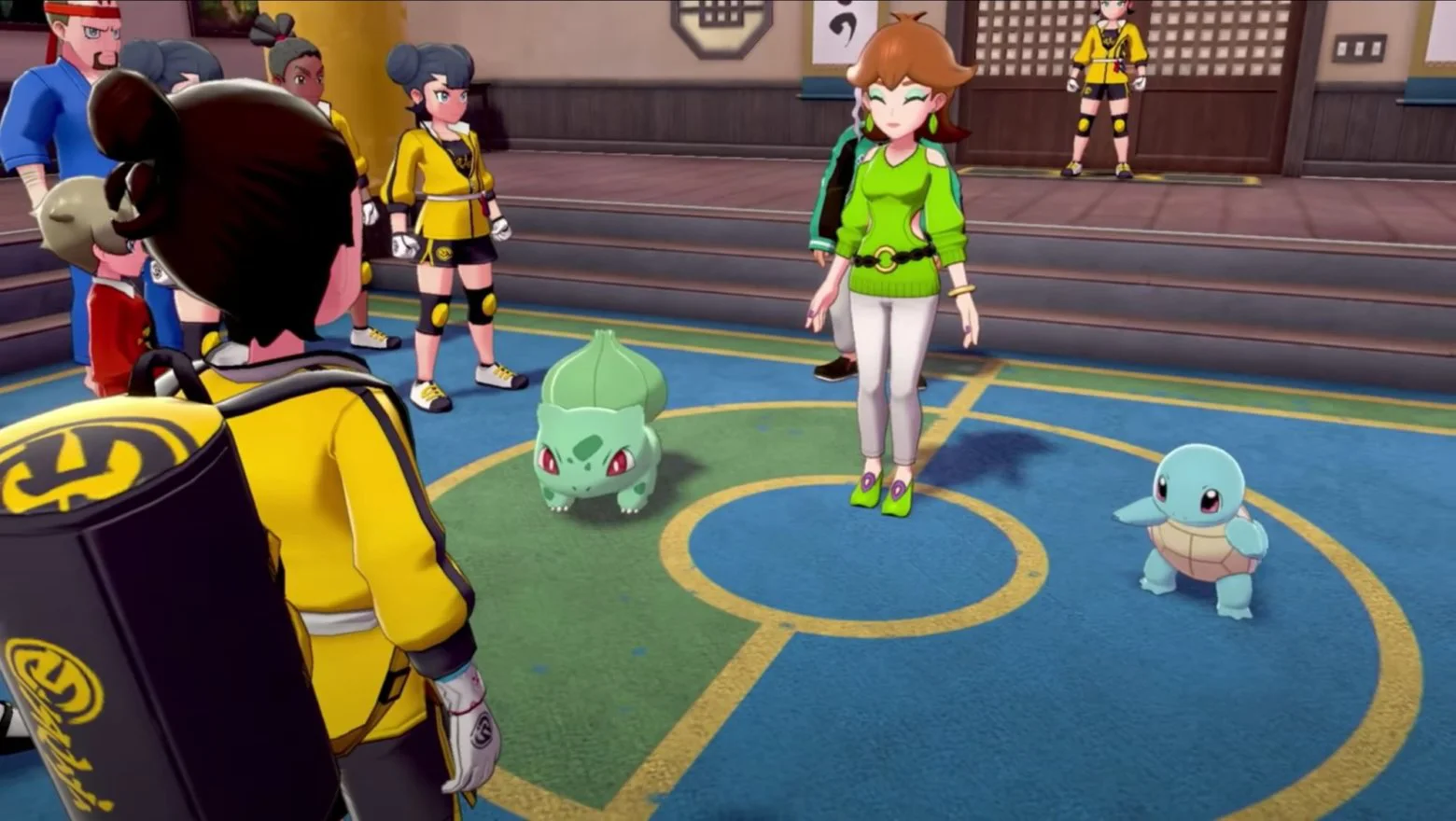 Pokémon Espada y Escudo Bulbasaur y Squirtle