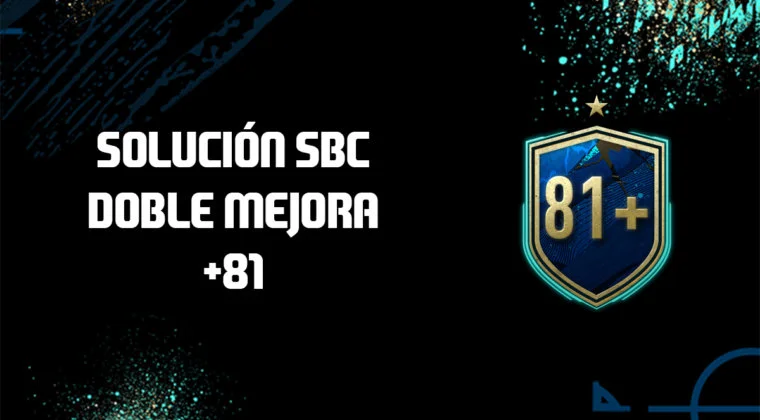 Imagen de FIFA 20: Solución al SBC 'Doble mejora de más de 81'