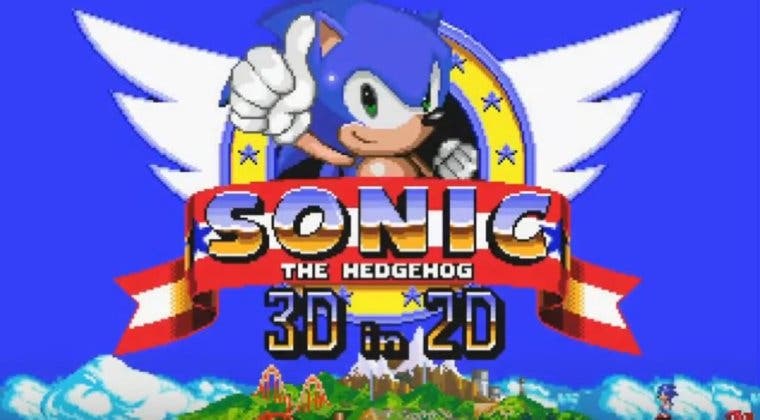 Imagen de Reimaginan el clásico Sonic 3D bajo un estilo 2D y es posible jugarlo por completo