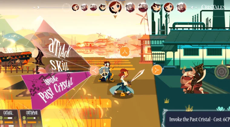 Imagen de Cris Tales muestra sus combates y exploración en un nuevo gameplay