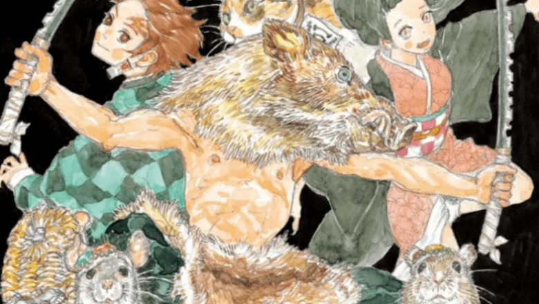 El autor de Los niños del Mar dibuja a los personajes de Kimetsu no Yaiba