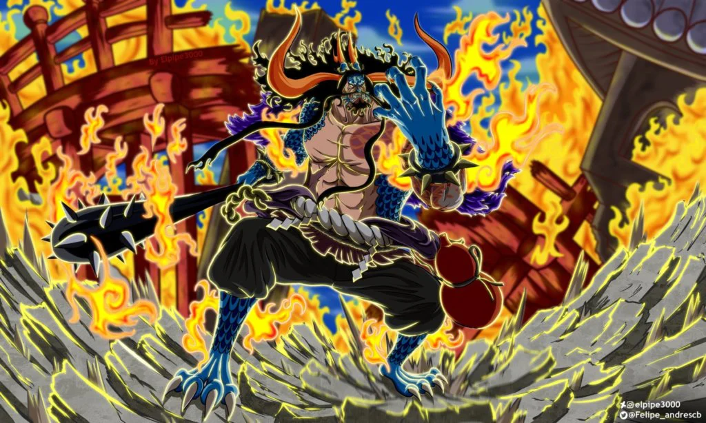 one piece kaido fanart