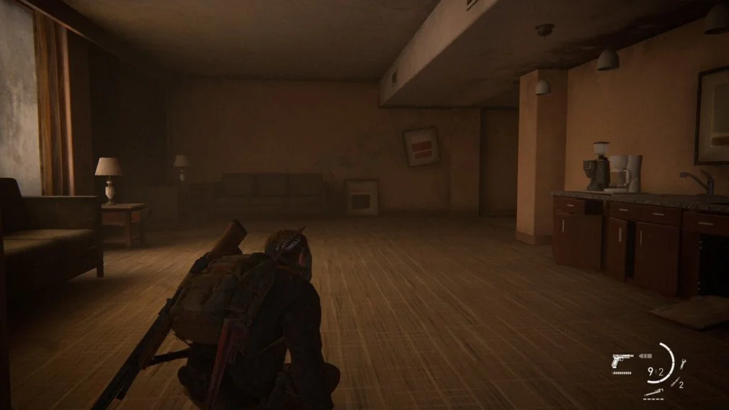 the last of us part ii hotel room