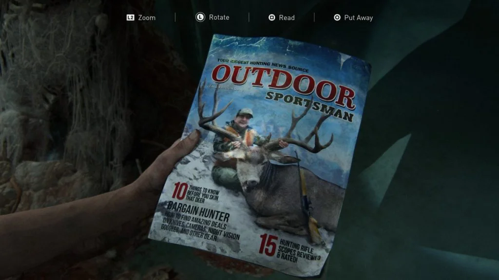 the last of us part ii training manual outdoor sportsman closeup
