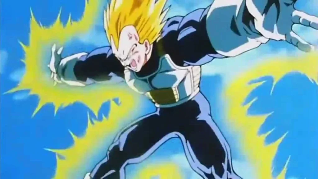 vegeta destello
