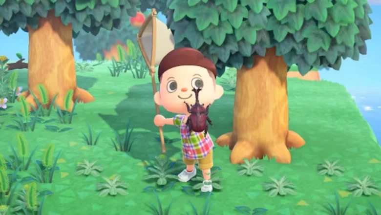 Animal Crossing New Horizons bichos