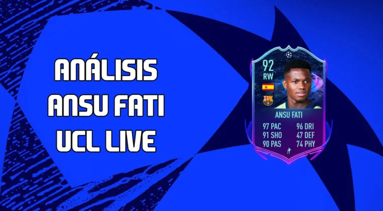 Imagen de FIFA 20: análisis de Ansu Fati UCL Live, la carta free to play de esta semana