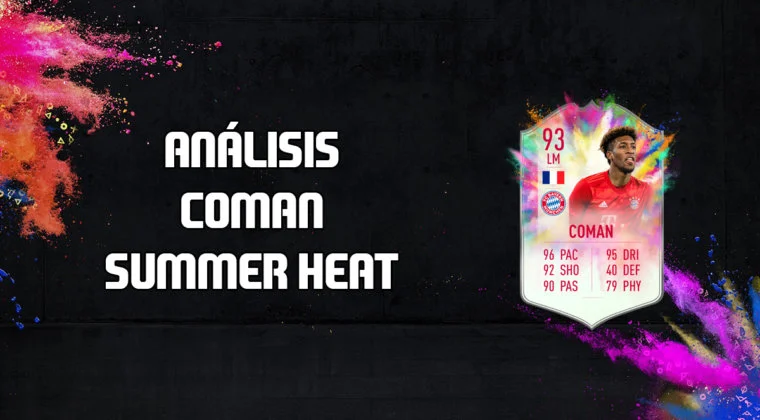 Imagen de FIFA 20: análisis de Kingsley Coman Summer Heat, una de las cartas free to play de esta semana